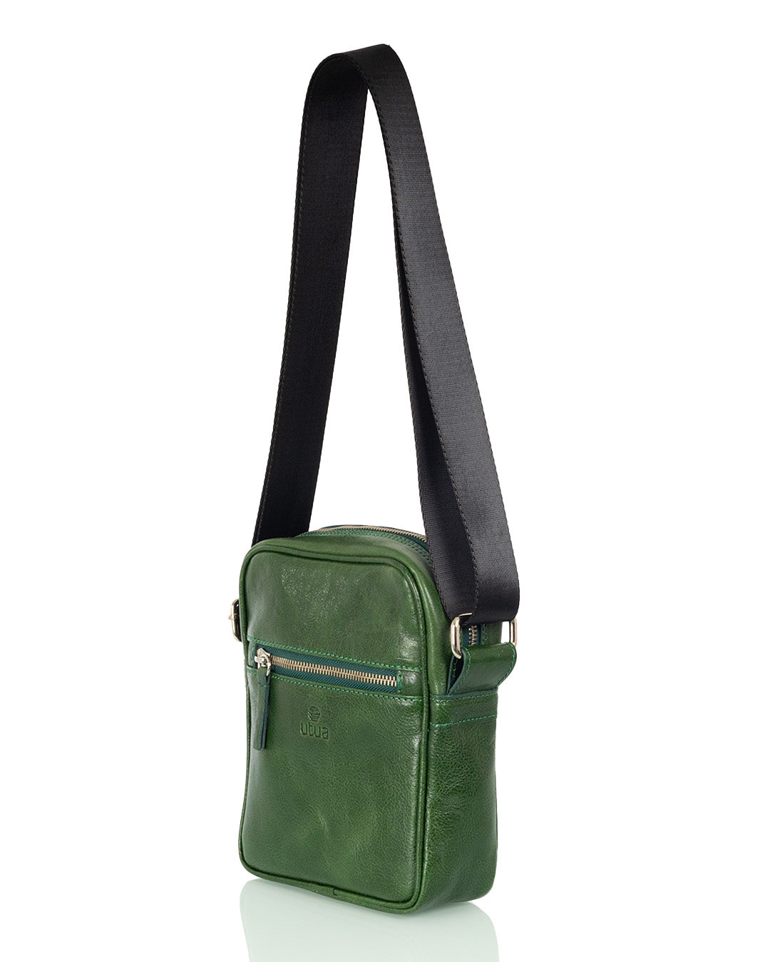 Apollon Exclusive small leather bag, green