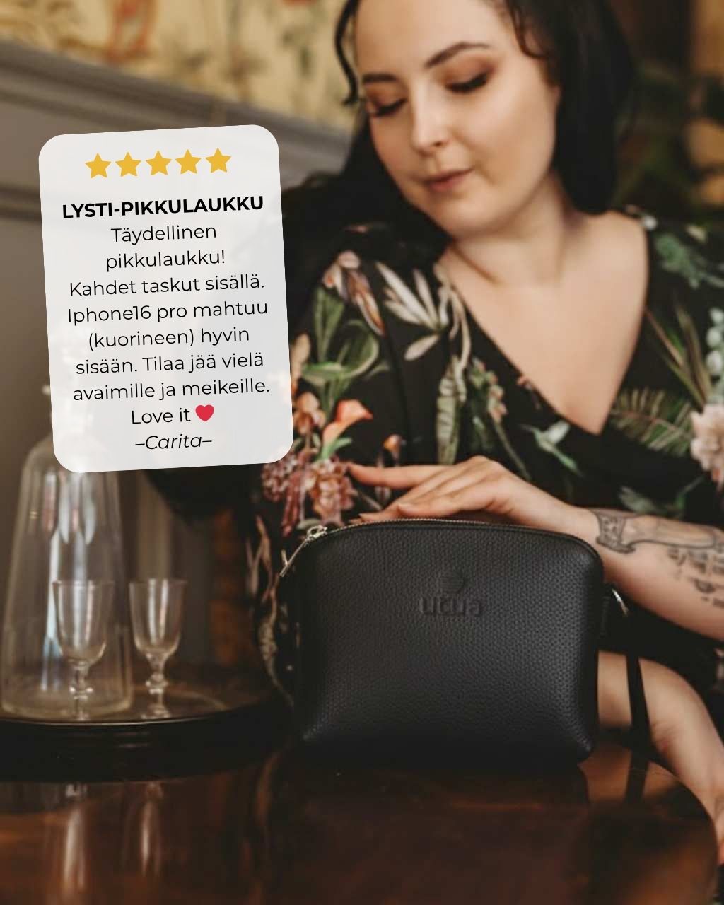 suomalainen lysti pikkulaukku arvostelu 4