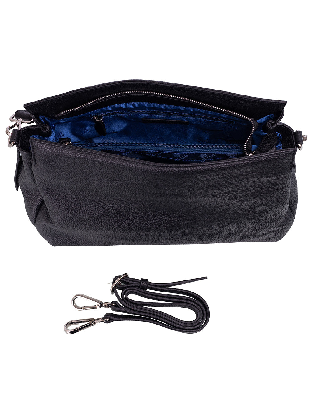 Ingrid Exclusive leather handbag, black