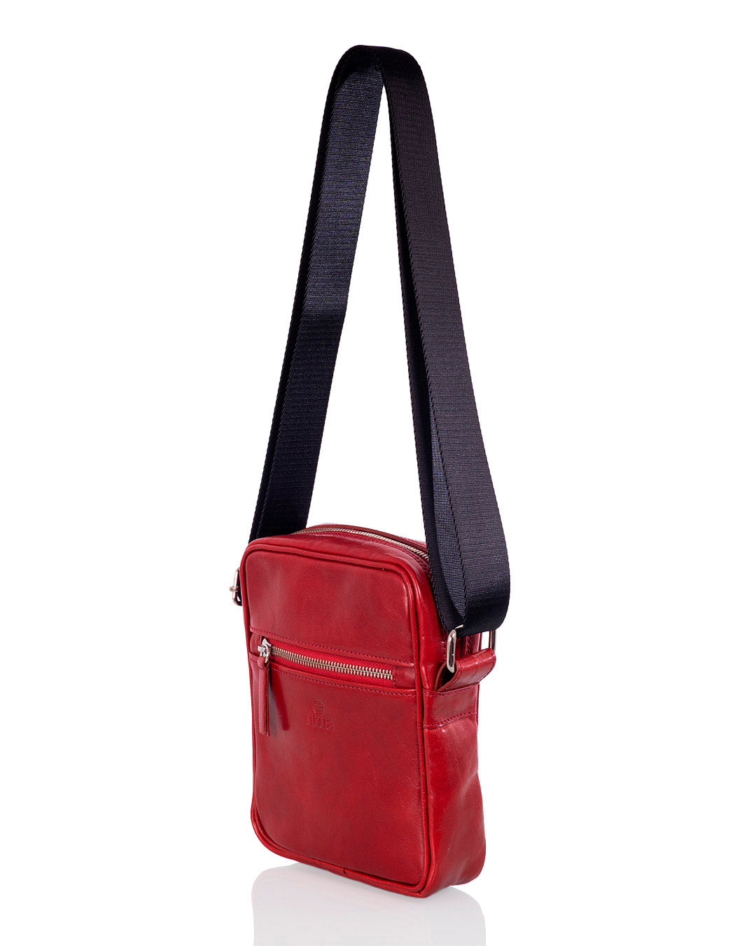 Apollon Exclusive small leather bag, red