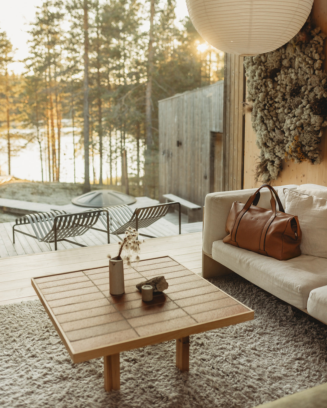 Utua Weekender Exclusive viikonloppulaukku ruskea fiilis
