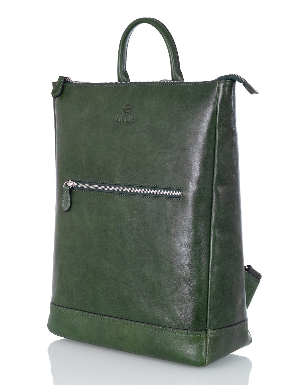 Themis Exclusive leather backpack, green